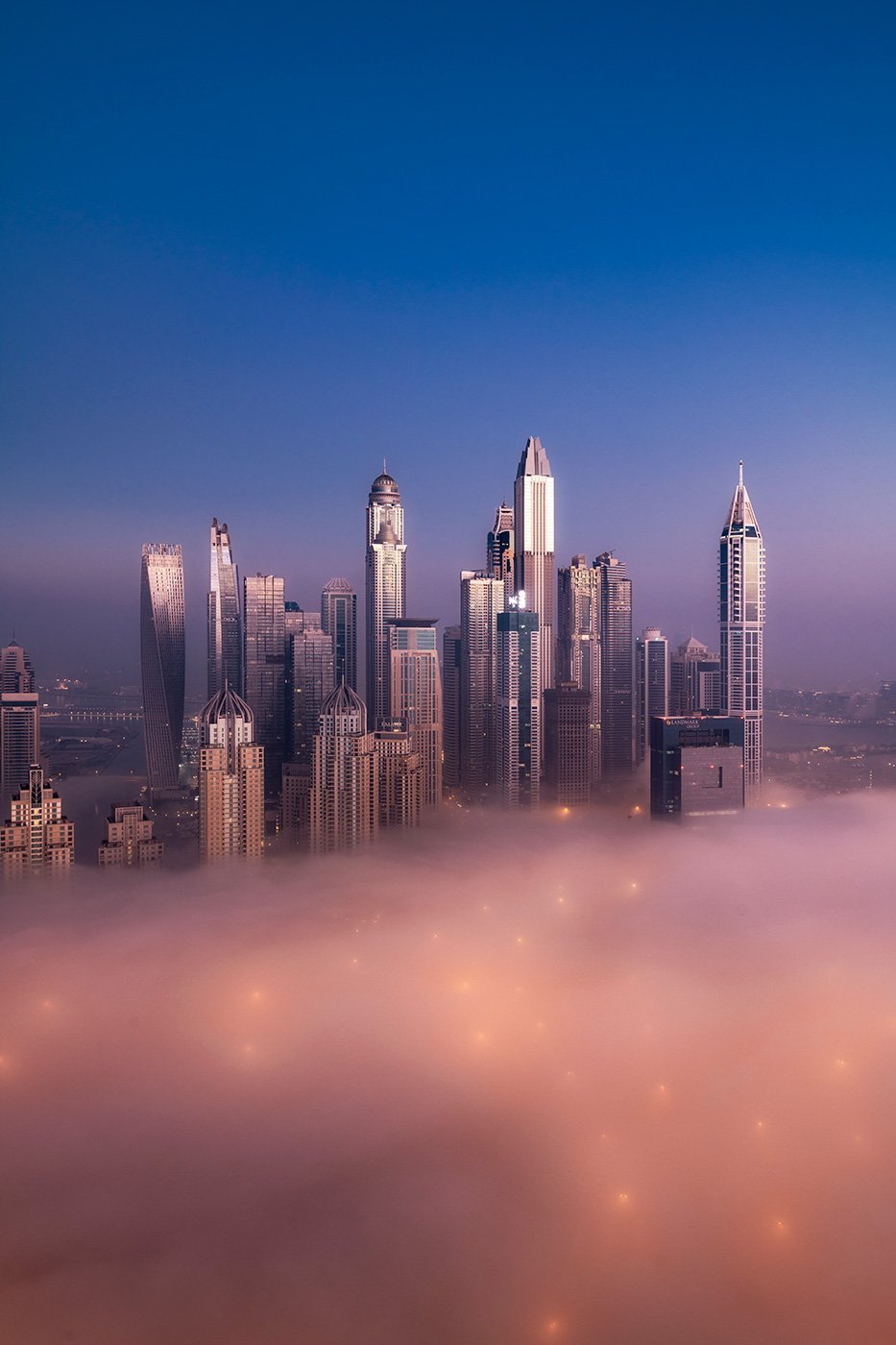 Dubai Fog - Dubai Marina