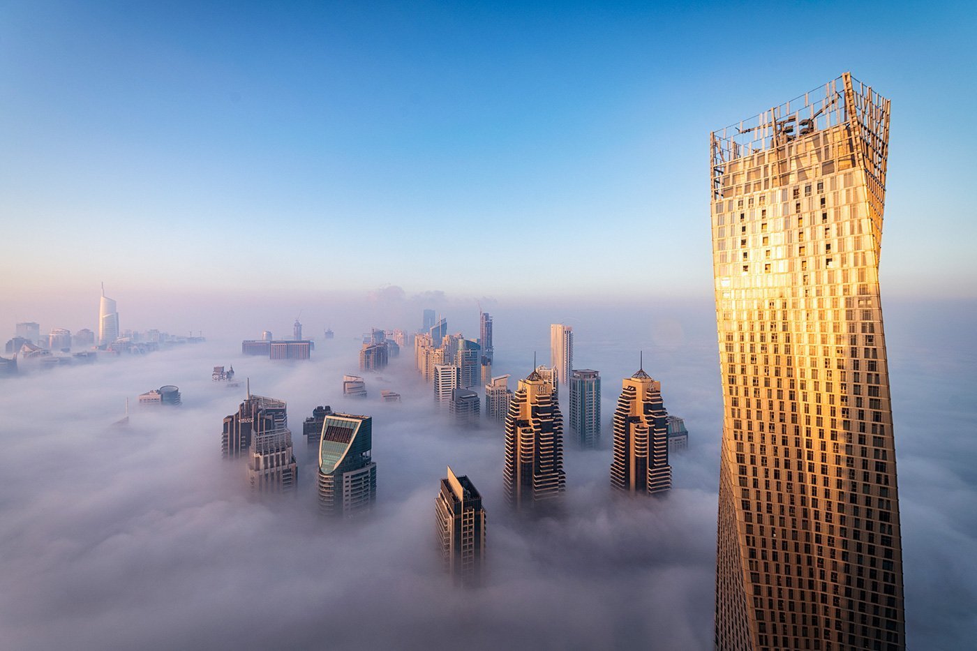 Dubai Fog - Dubai Marina