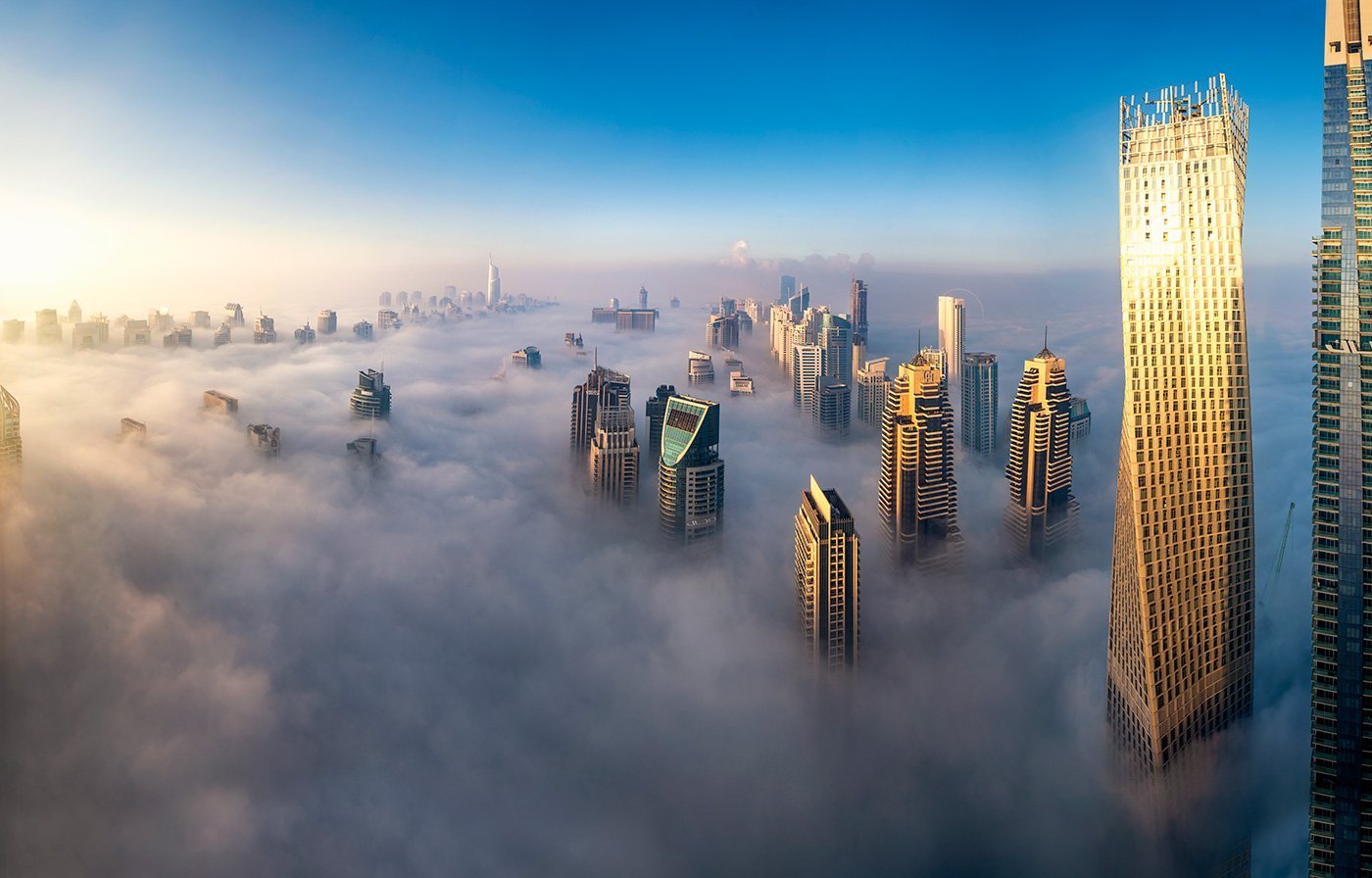 Dubai Fog - Dubai Marina