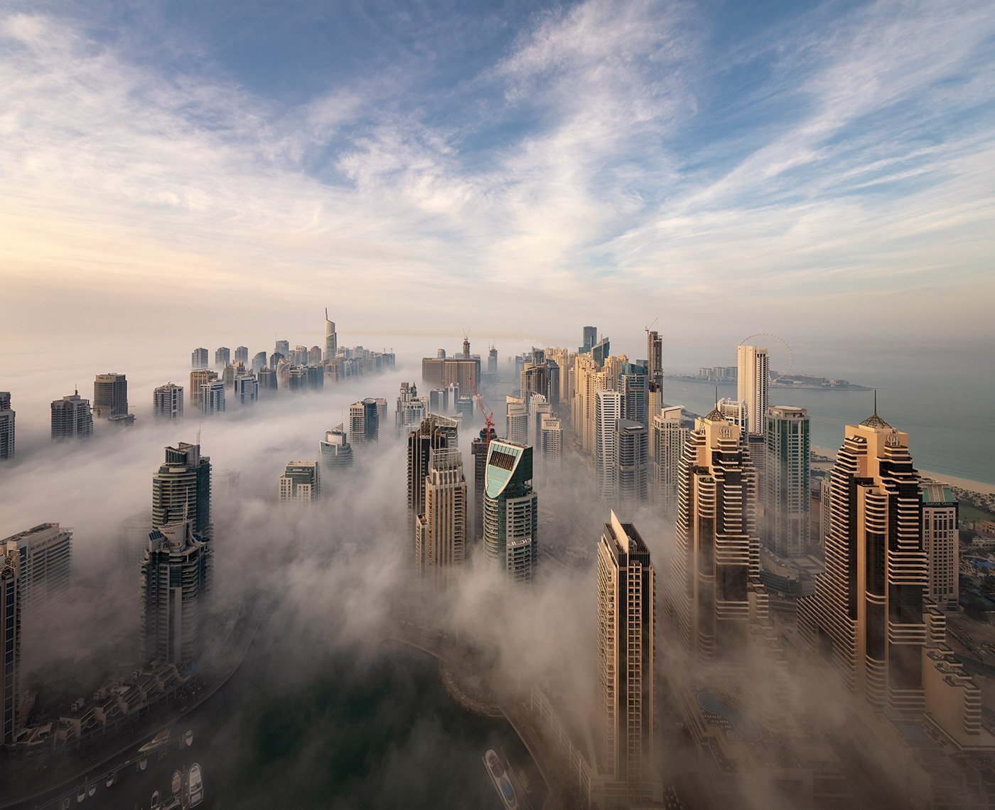 Dubai Fog - Dubai Marina